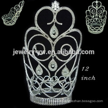 crystal full round crown tiara elf surprise christmas pageant crowns